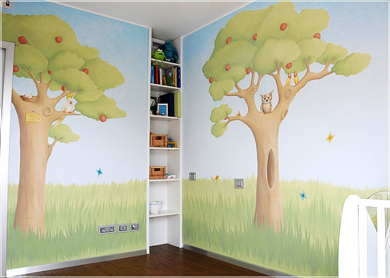 Роспись в детской комнате