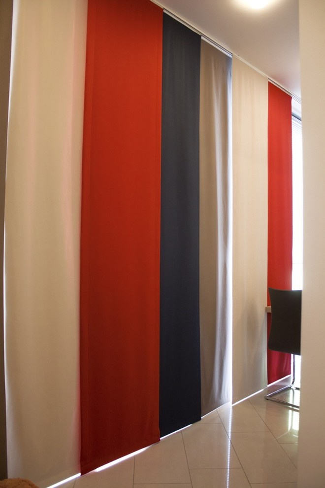 Японские панели в современном интерьере. Дом "Lumiere"