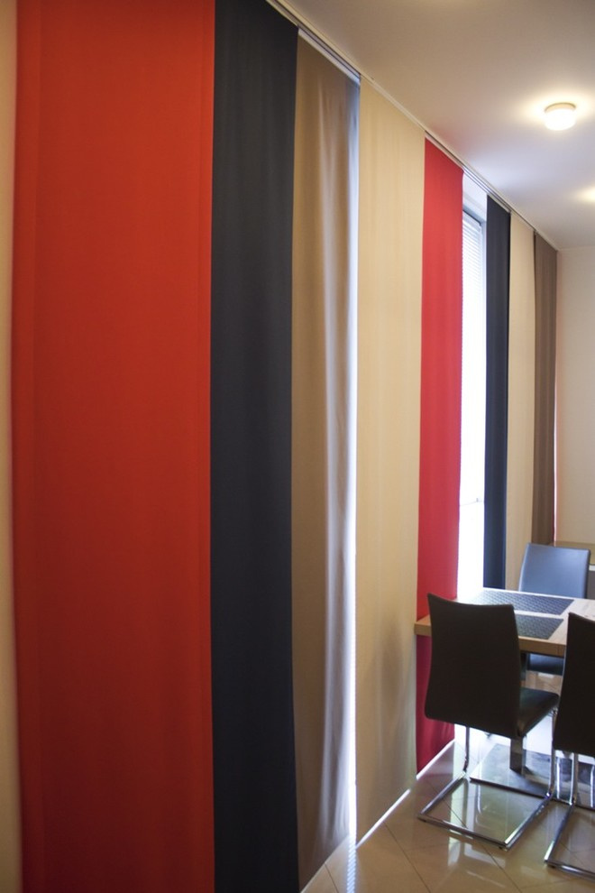 Японские панели в современном интерьере. Дом "Lumiere"