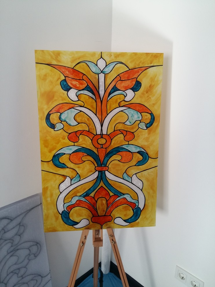 Stained glass and glass painting