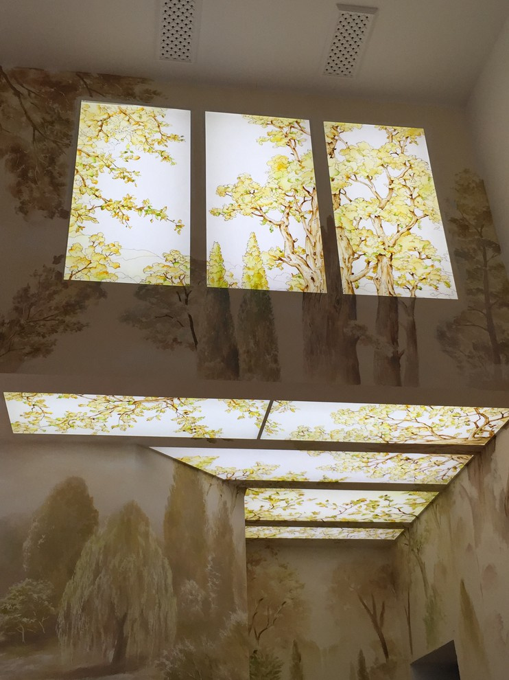 Stained glass and glass painting