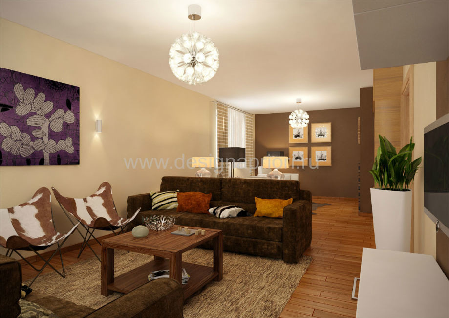 Интерьер гостиной