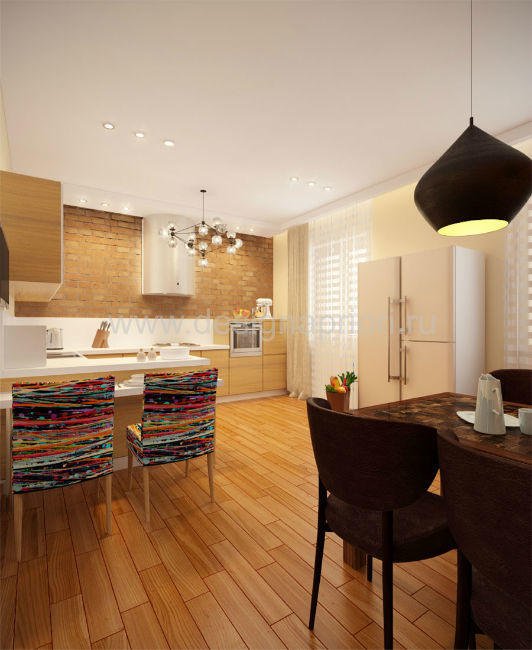 Зона кухни (столовой)