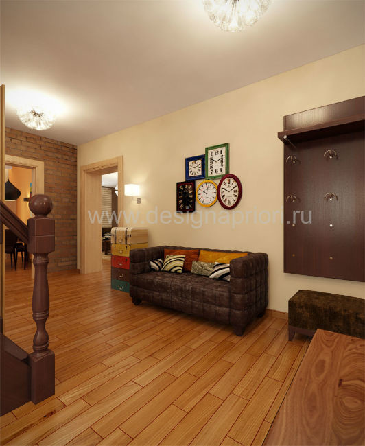 Обложка проекта: Интерьер дома в стиле эклектика