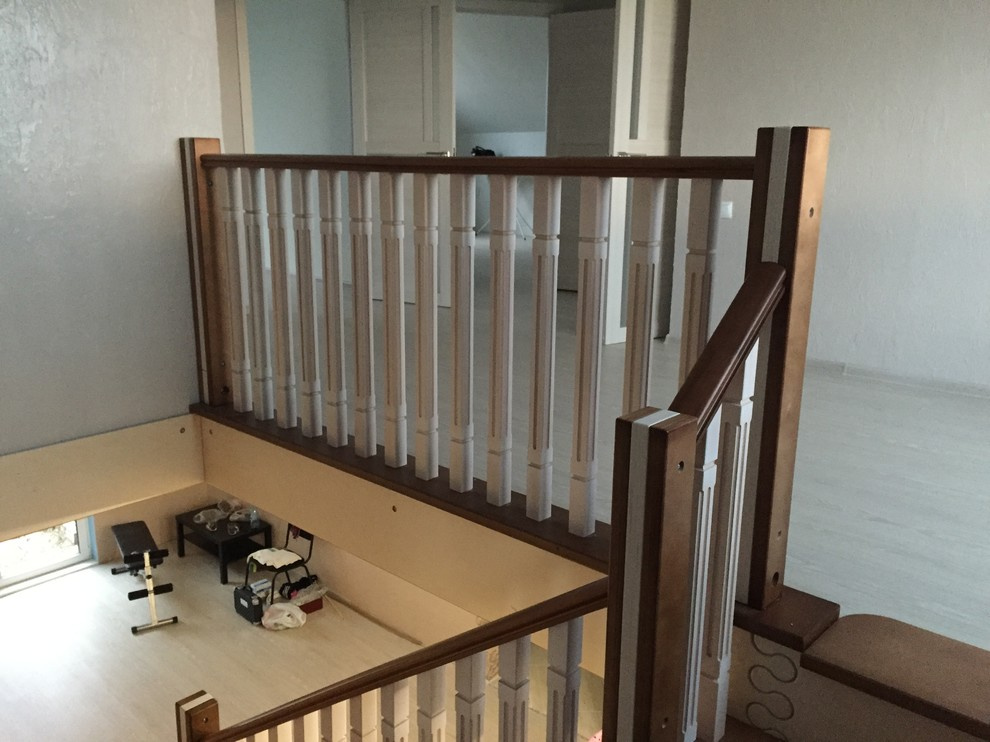 Лестница из фанеры с. Калинино2 ул. Белые облака