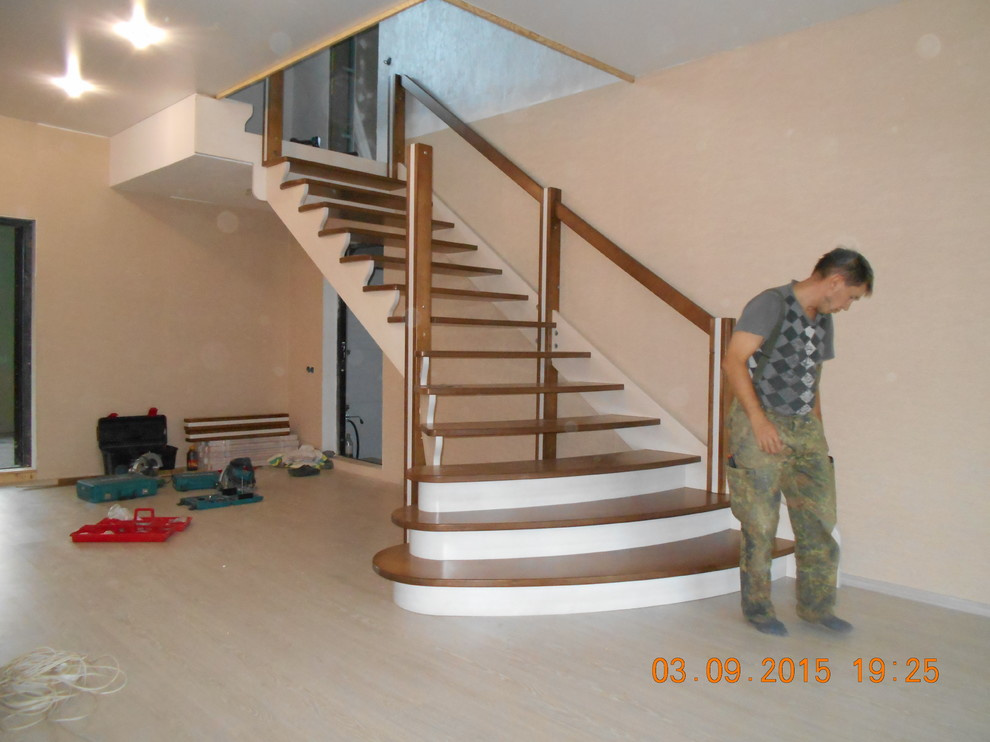 Обложка проекта: Лестница из фанеры с. Калинино2 ул. Белые облака