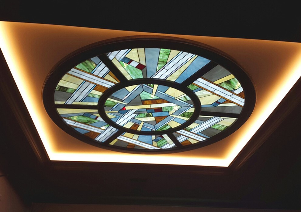 Художественные витражи в технике тиффани