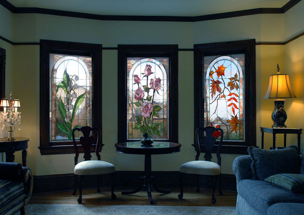 Художественные витражи в технике тиффани