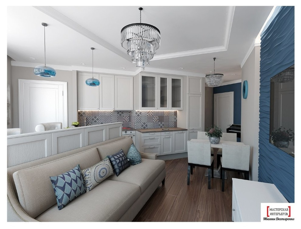 3Х-КОМНАТНАЯ КВАРТИРА В ЖК “ОДИНЦОВСКИЙ ПАРК” В АМЕРИКАНСКОМ СТИЛЕ