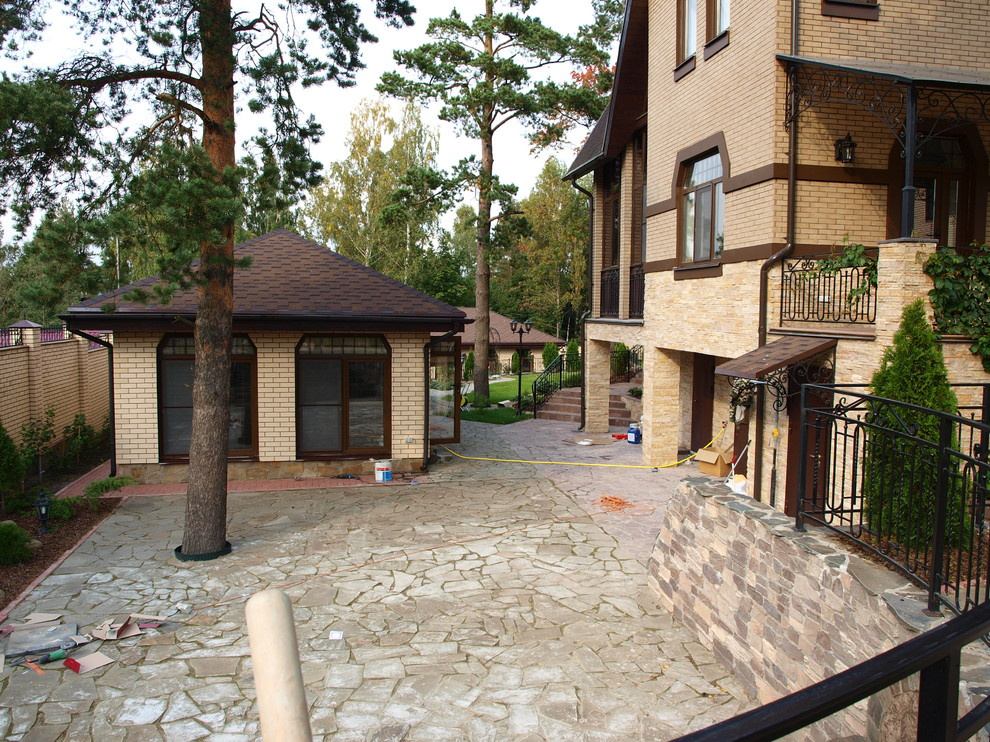 Террасный сад на склоне