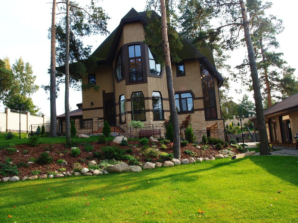 Террасный сад на склоне