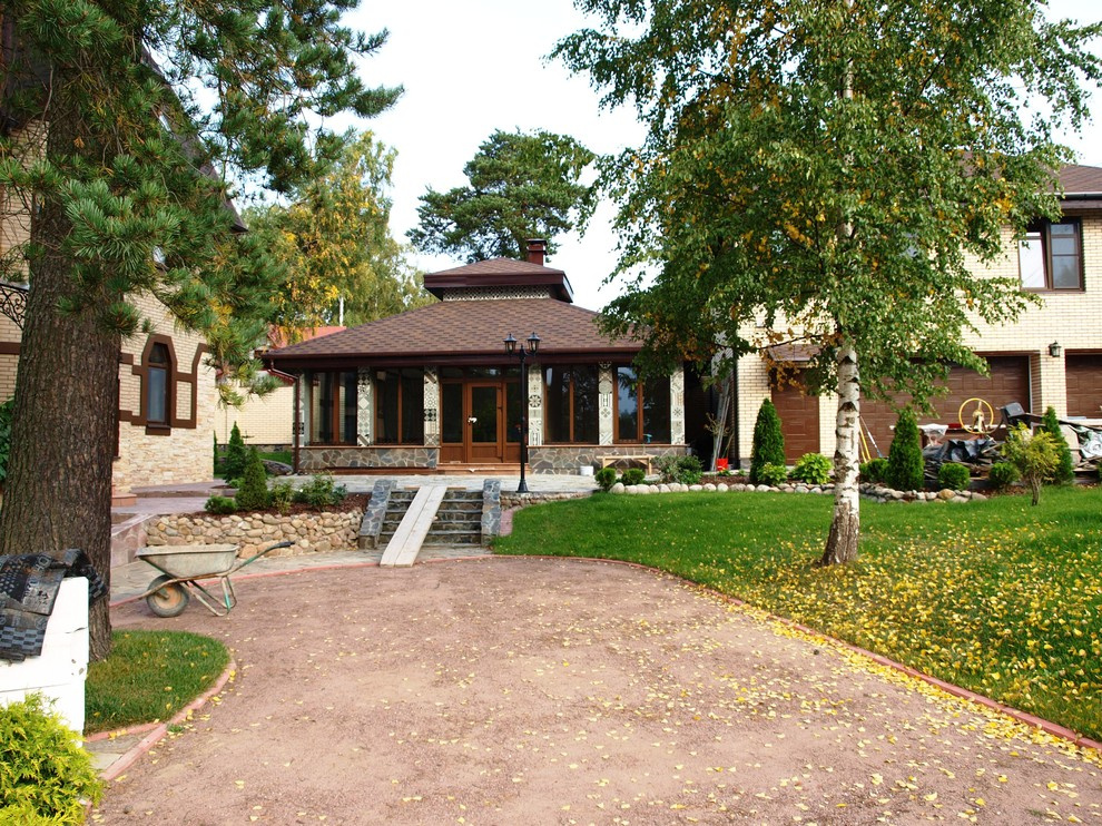 Террасный сад на склоне