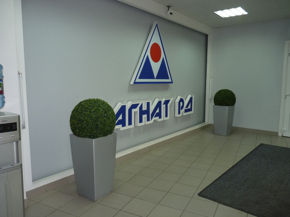 Самшиты в кашпо Лечуза для компании "Магнат РД"