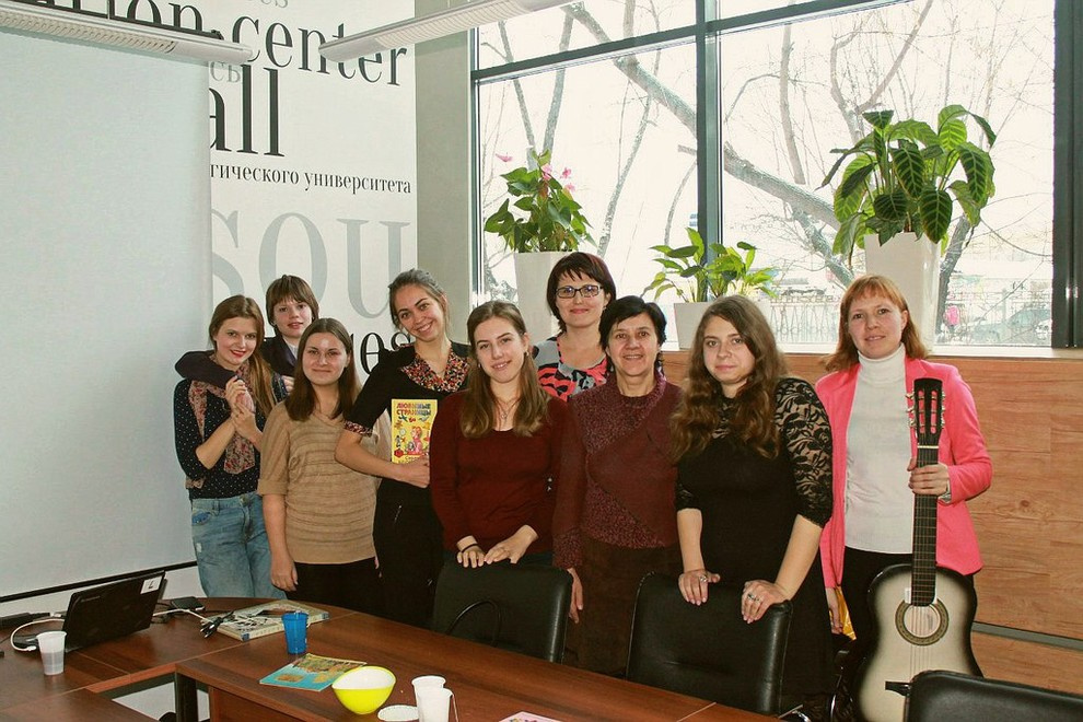 Фитодизайн читального зала Педагогического университета им. В.П. Астафьева