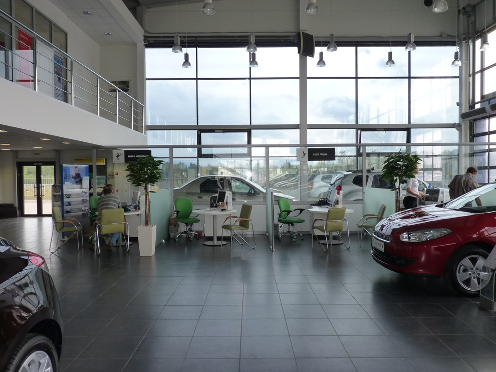 Фитодизайн для автоцентра Рено (Красноярск)