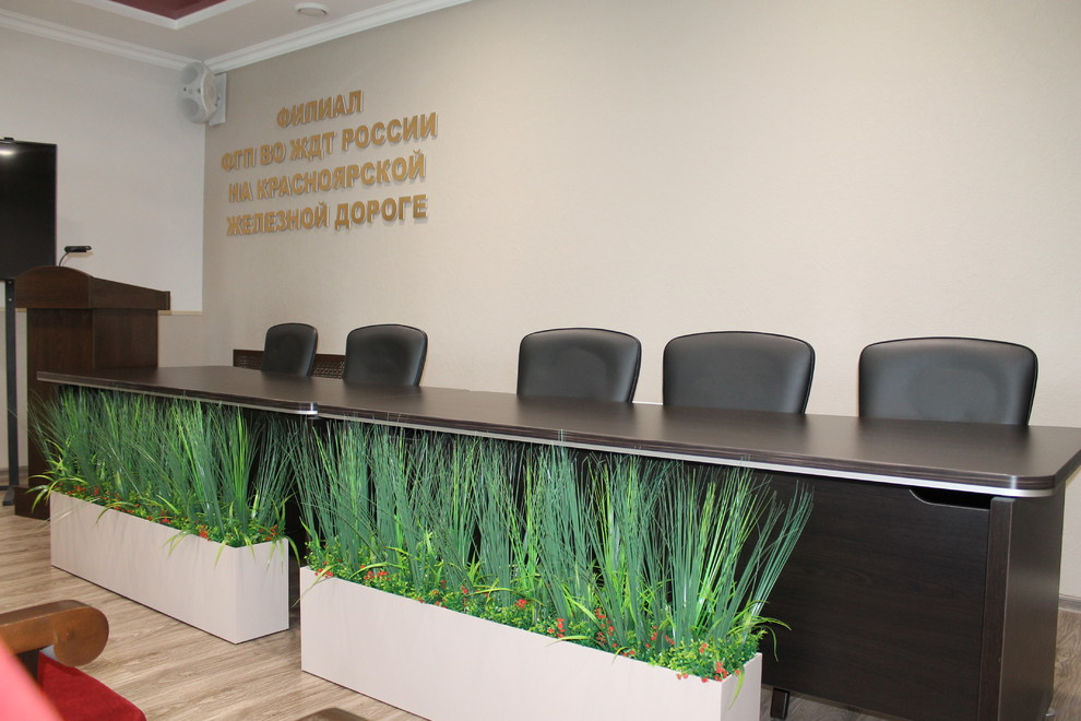 Контейнерное озеленение конференц зала