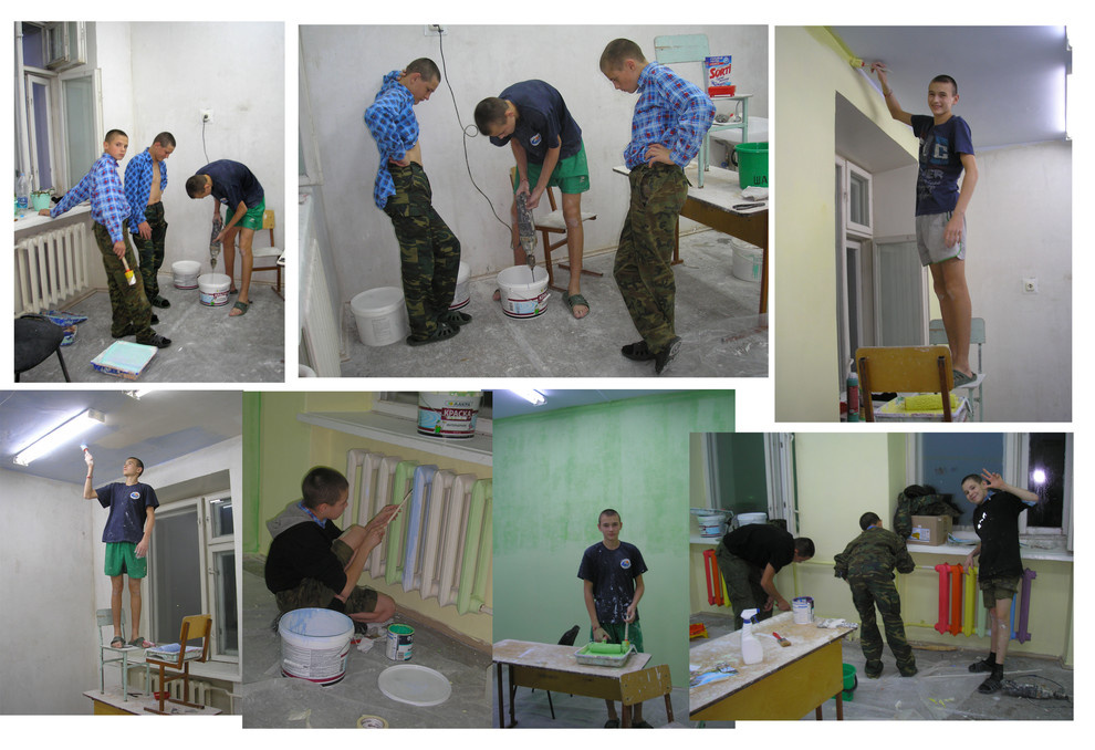 Предварительный этап. Подготовка стен.