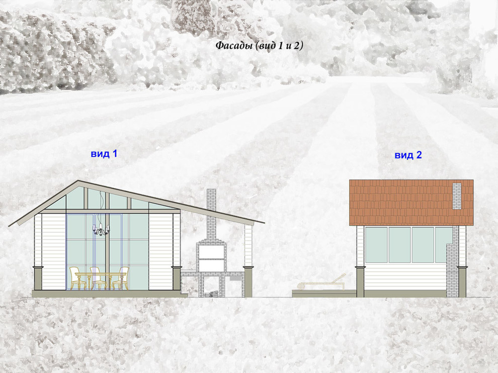 Садовый павильон в Подмосковье