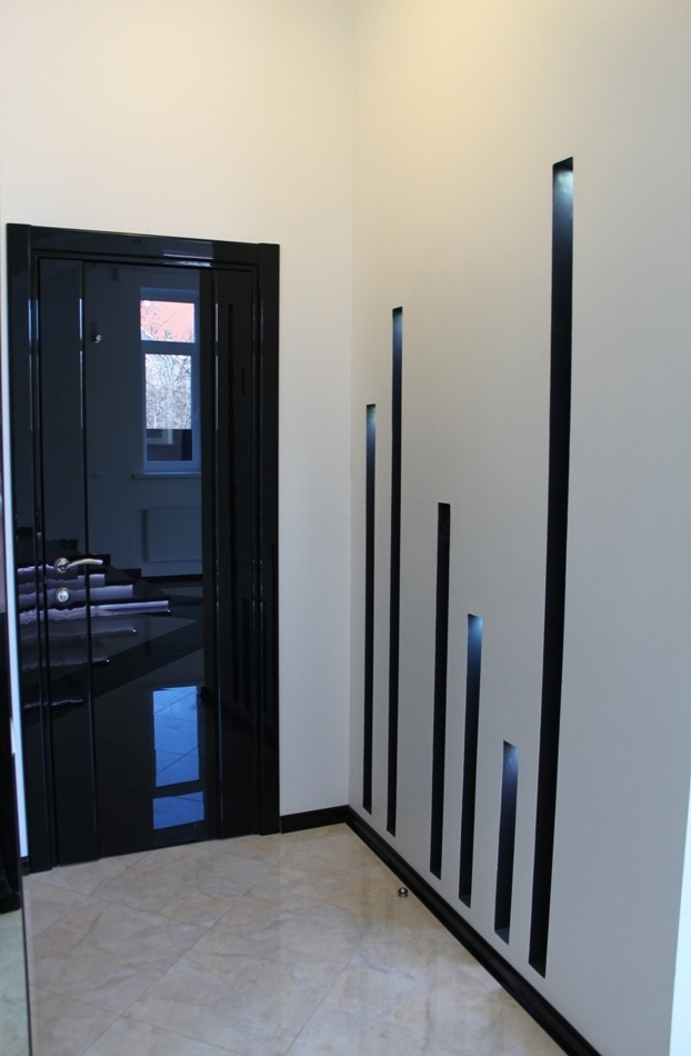 Черно-белый интерьер