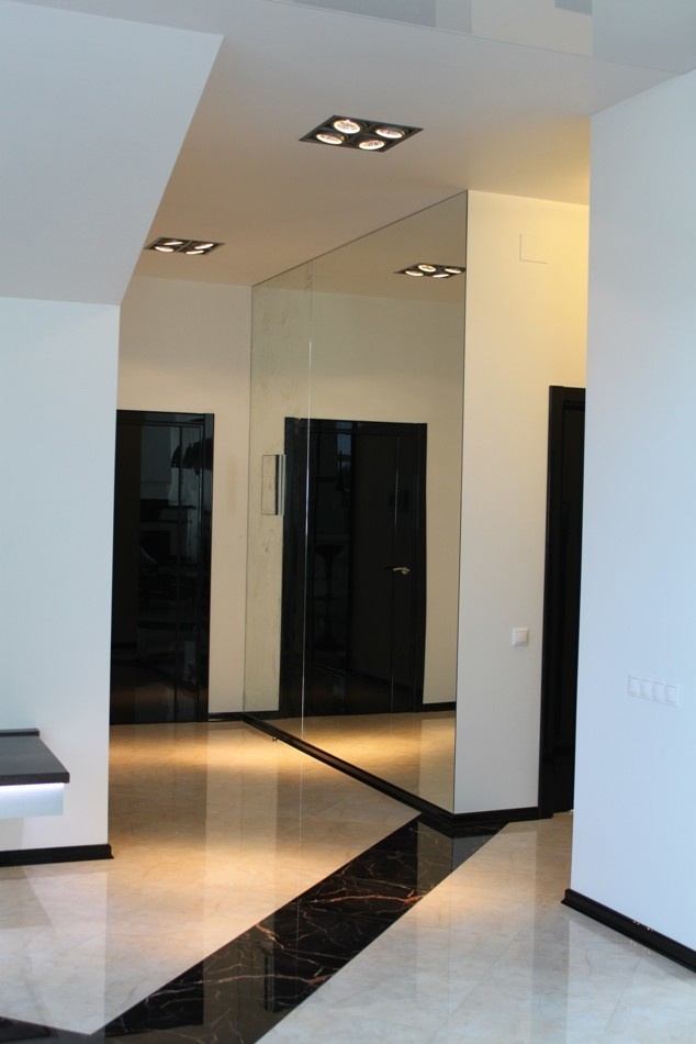 Черно-белый интерьер