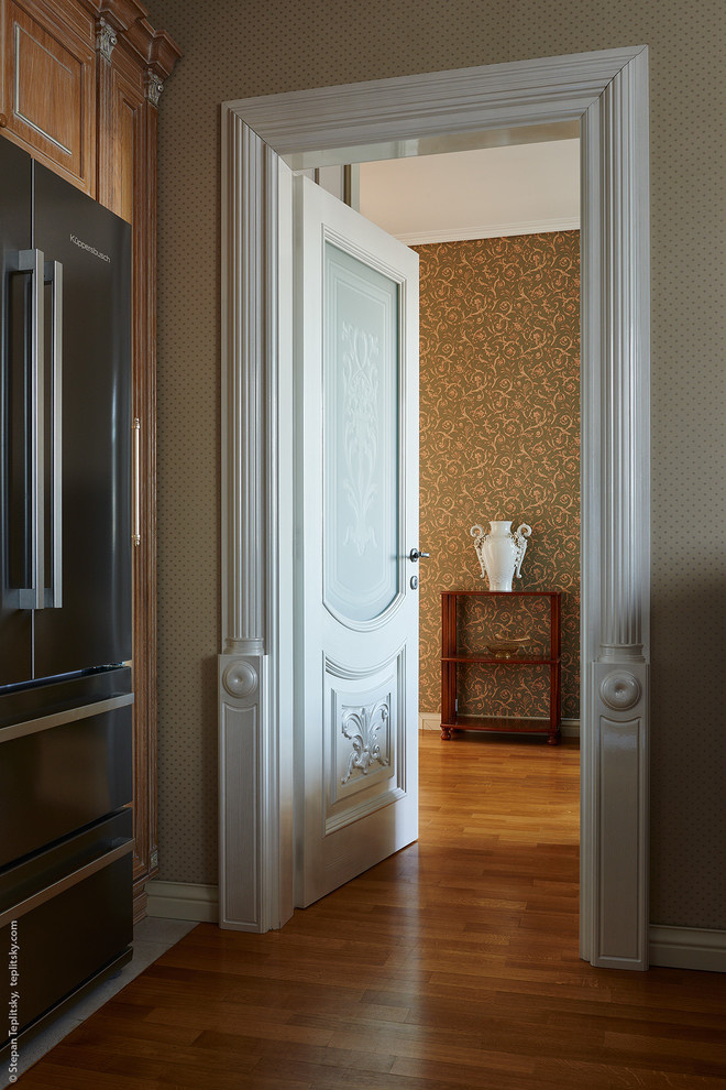 Вид из кухни в гостиную