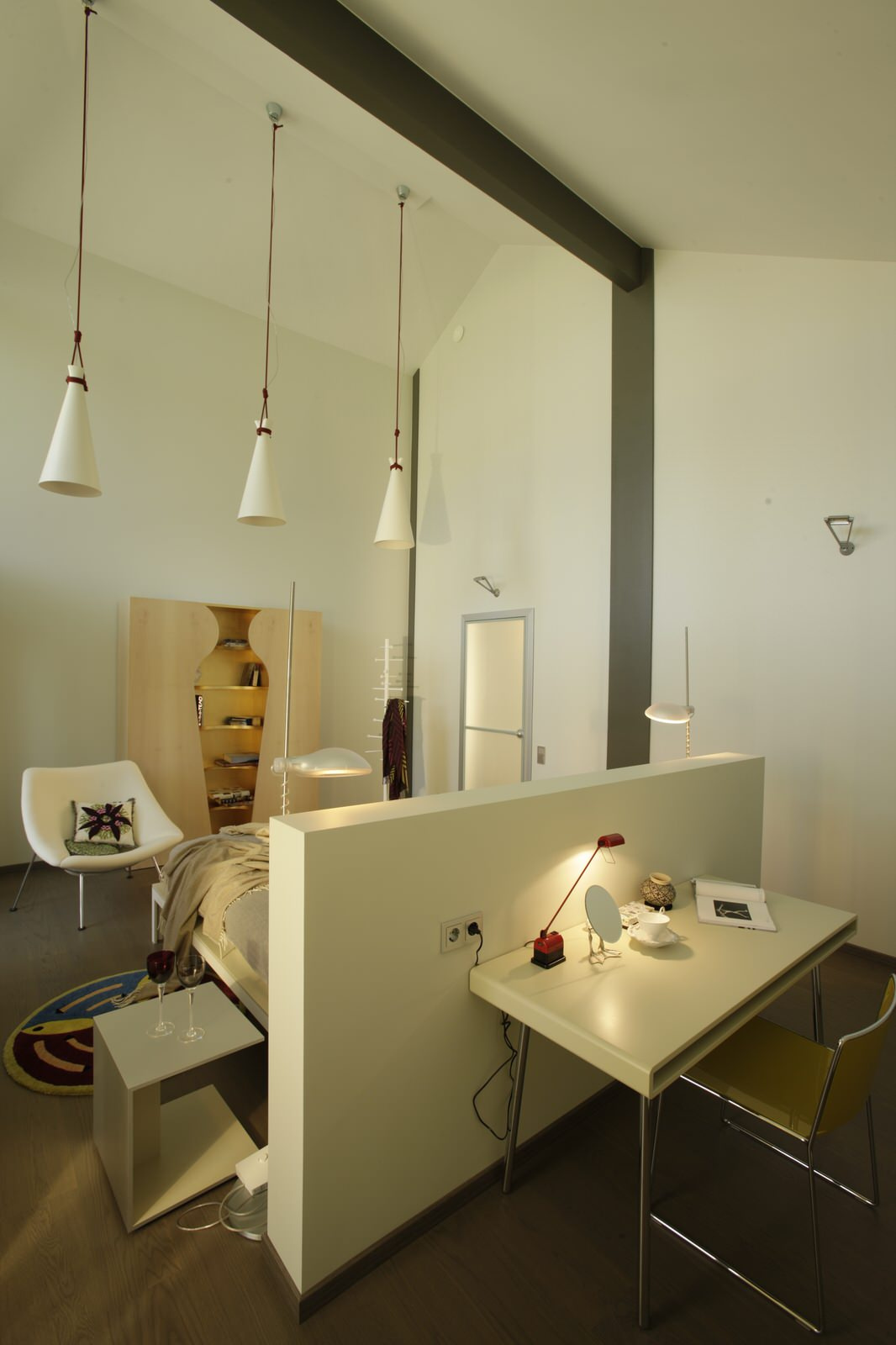 Интерьер спальни в фахверковом доме