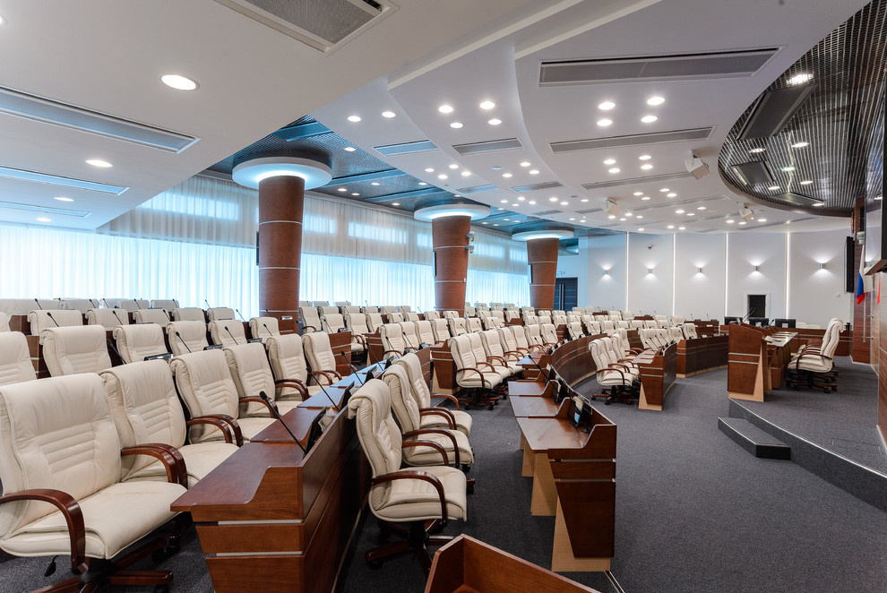 Интерьер зала Закондательное Собрание Пермского края