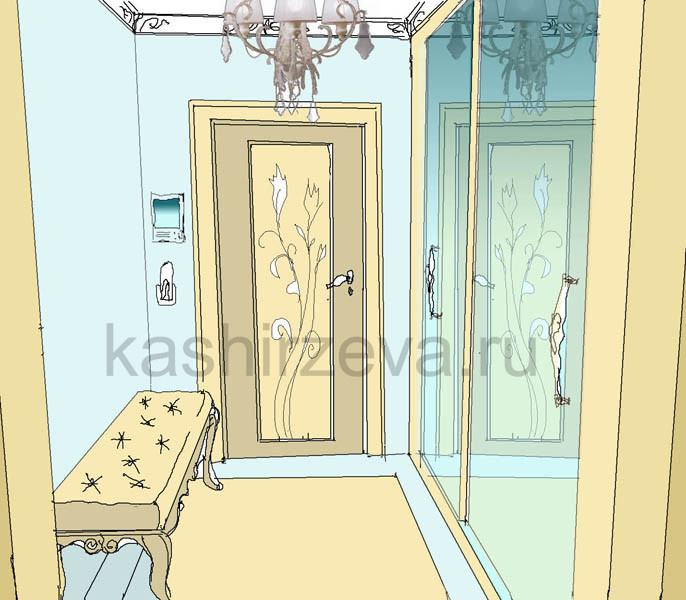 Интерьер в эскизах (планшет)