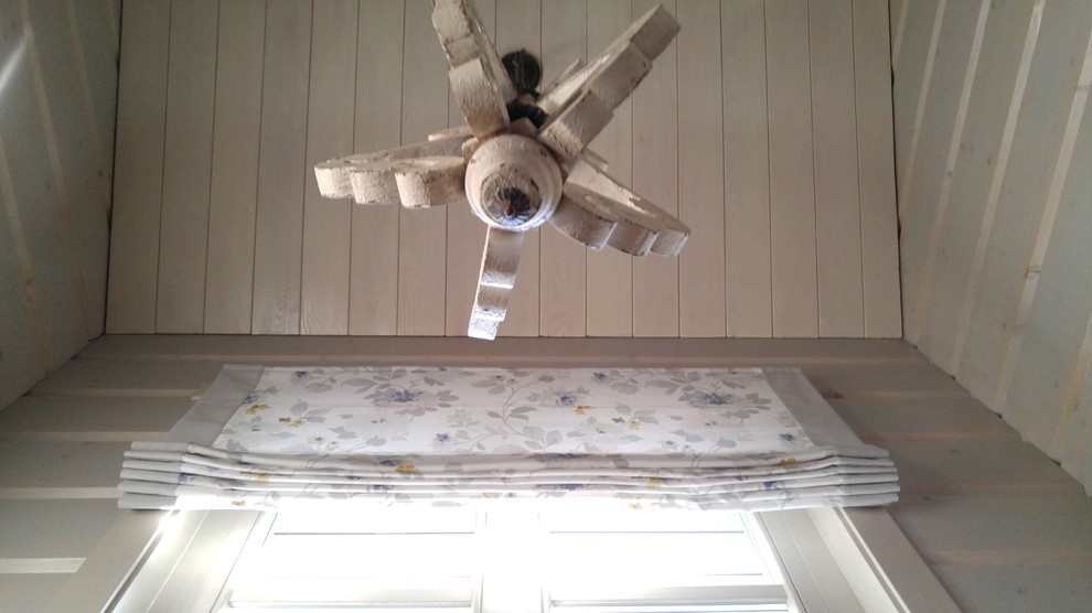 Римские шторы в загородный дом