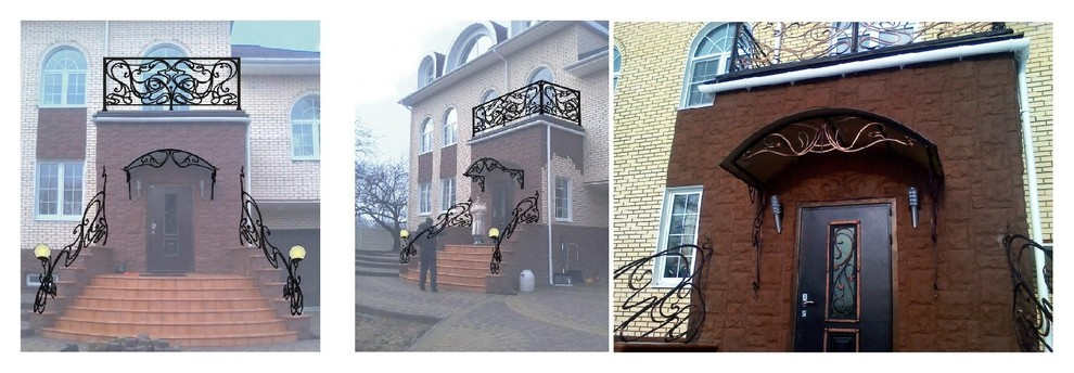 Ворота и входная группа в п. Михновка