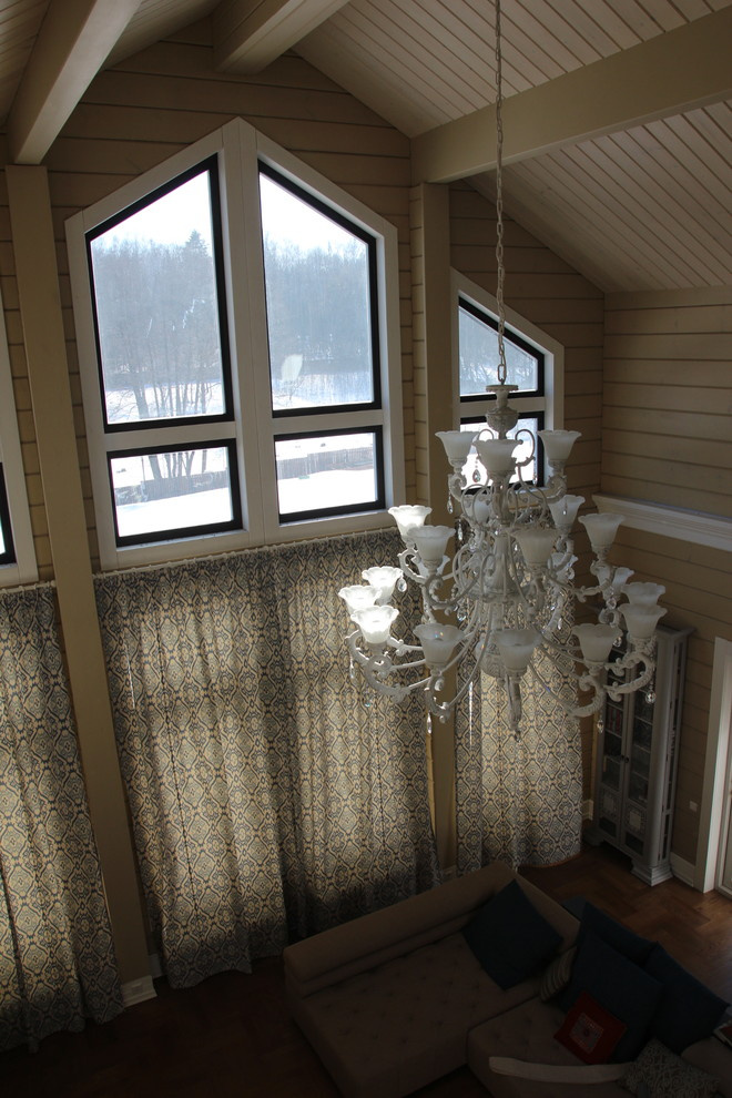 Дом с видом на лес.