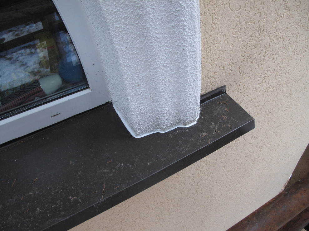 Дом утеплён пенополистиролом EIFS, декоративная штукатурка Ceresit