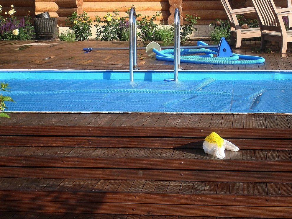 Оформление бассейна