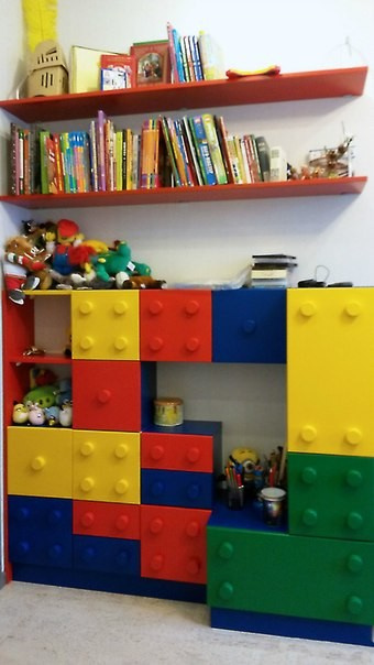Шкаф Лего в детской