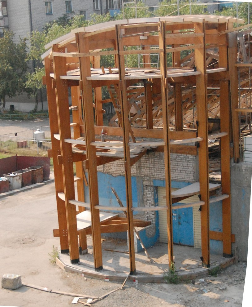 входная группа на 2 этажа