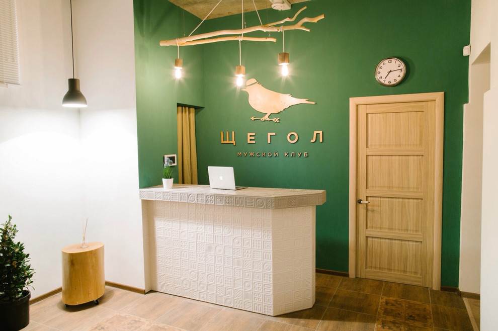 Дизайн-проект мужского клуба