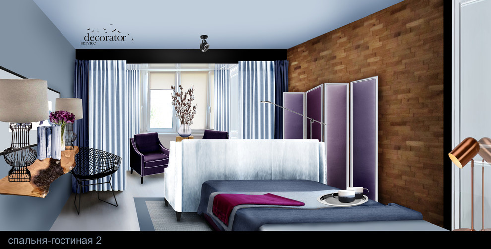 редизайн квартиры "Акварельный" интерьер для девушки"