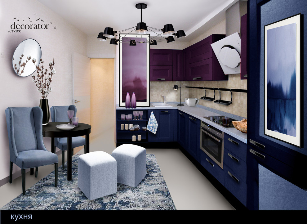 редизайн квартиры "Акварельный" интерьер для девушки"