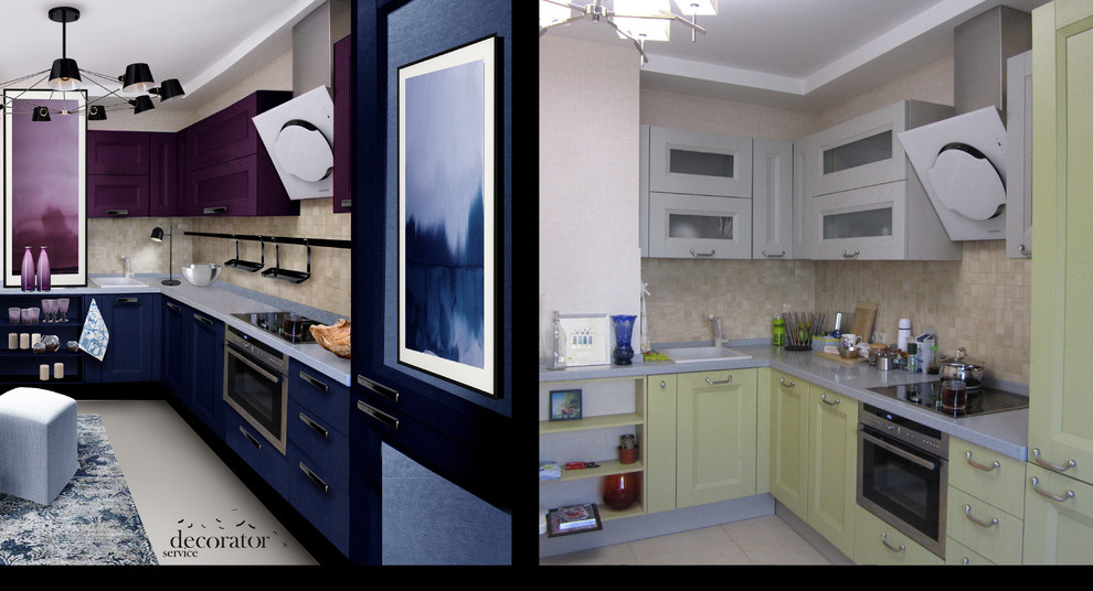 редизайн квартиры "Акварельный" интерьер для девушки"