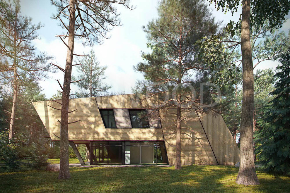 "Alfa" - проект современного деревянного дома