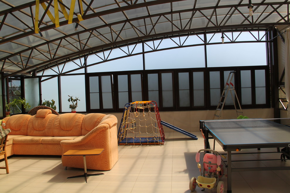 Остекление беседки в Московской области д. Лепешки