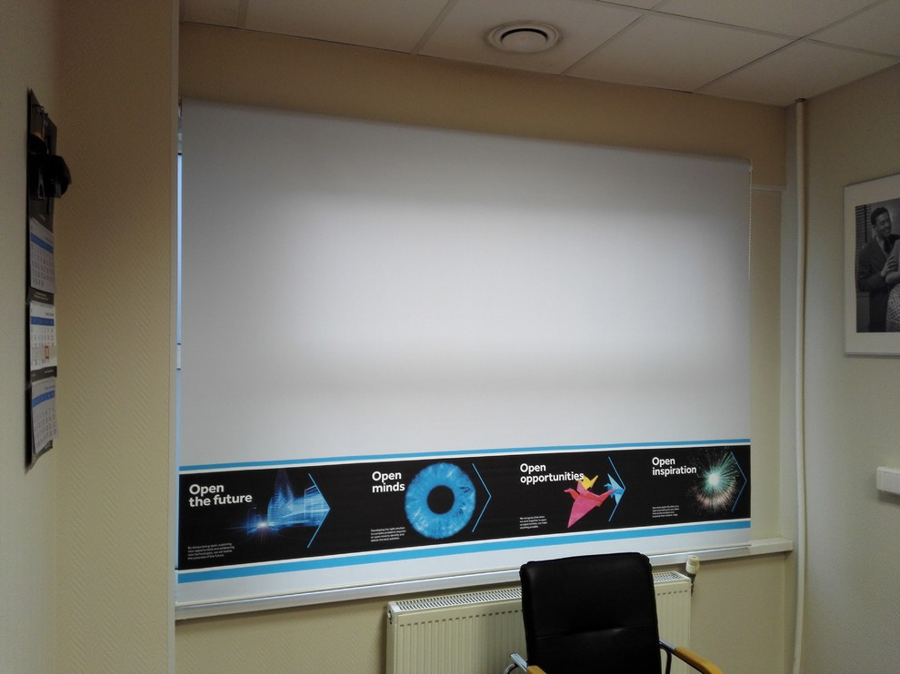 Smerfit Kappa, г. Всеволожск - рулонные шторы с латексной фотопечатью