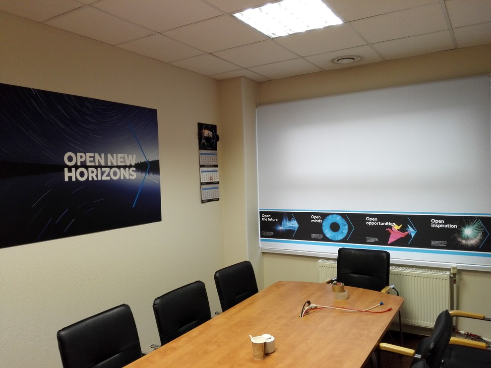 Smerfit Kappa, г. Всеволожск - рулонные шторы с латексной фотопечатью