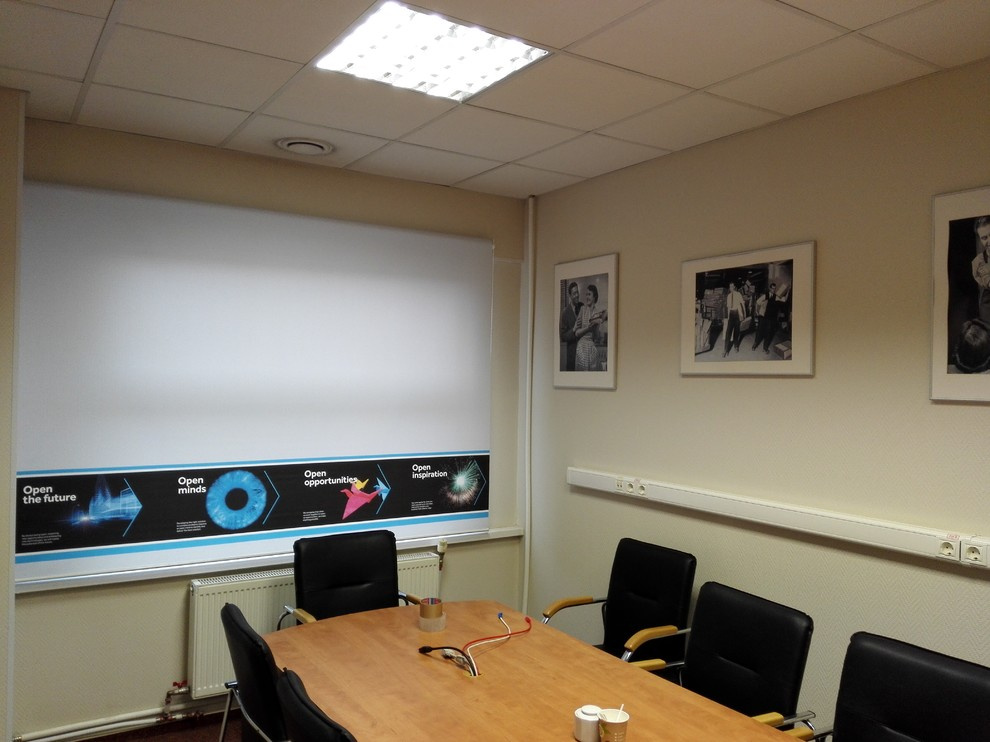 Smerfit Kappa, г. Всеволожск - рулонные шторы с латексной фотопечатью