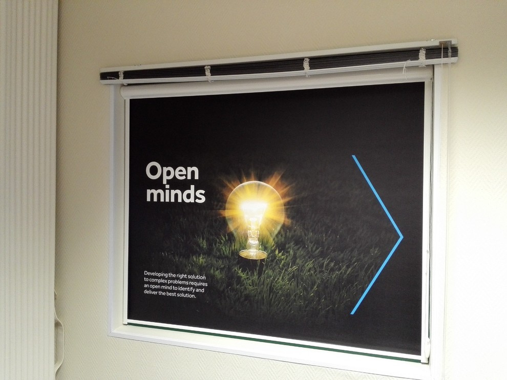 Smerfit Kappa, г. Всеволожск - рулонные шторы с латексной фотопечатью