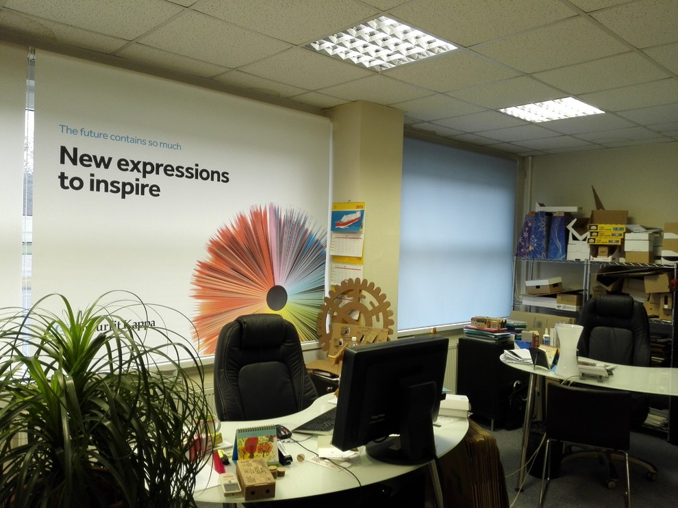 Smurfit Kappa, г. Всеволожск - рулонные шторы с латексной фотопечатью