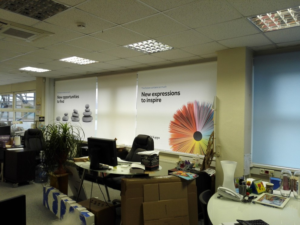 Smurfit Kappa, г. Всеволожск - рулонные шторы с латексной фотопечатью