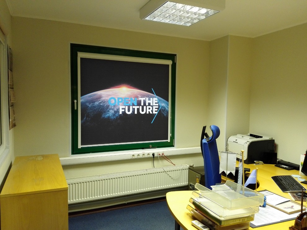 Smurfit Kappa, г. Всеволожск - рулонные шторы с латексной фотопечатью