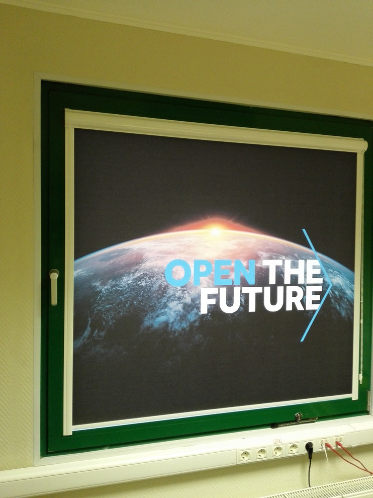 Smurfit Kappa, г. Всеволожск - рулонные шторы с латексной фотопечатью