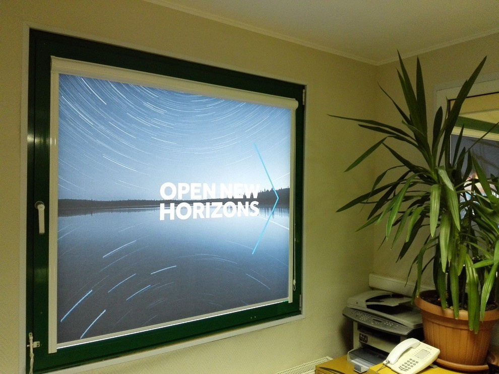 Smurfit Kappa, г. Всеволожск - рулонные шторы с латексной фотопечатью